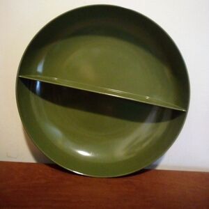 Vintage Melmac Royalon Inc. Olive Green Serving Dish